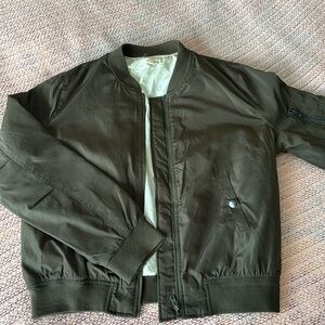 Army Green Bomber Jacket